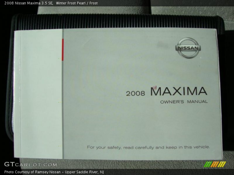 Winter Frost Pearl / Frost 2008 Nissan Maxima 3.5 SE