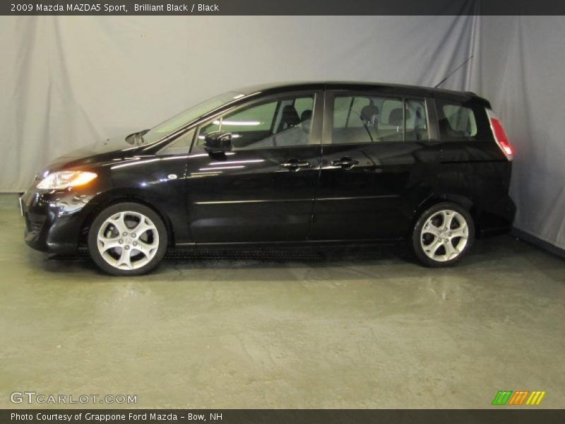 Brilliant Black / Black 2009 Mazda MAZDA5 Sport