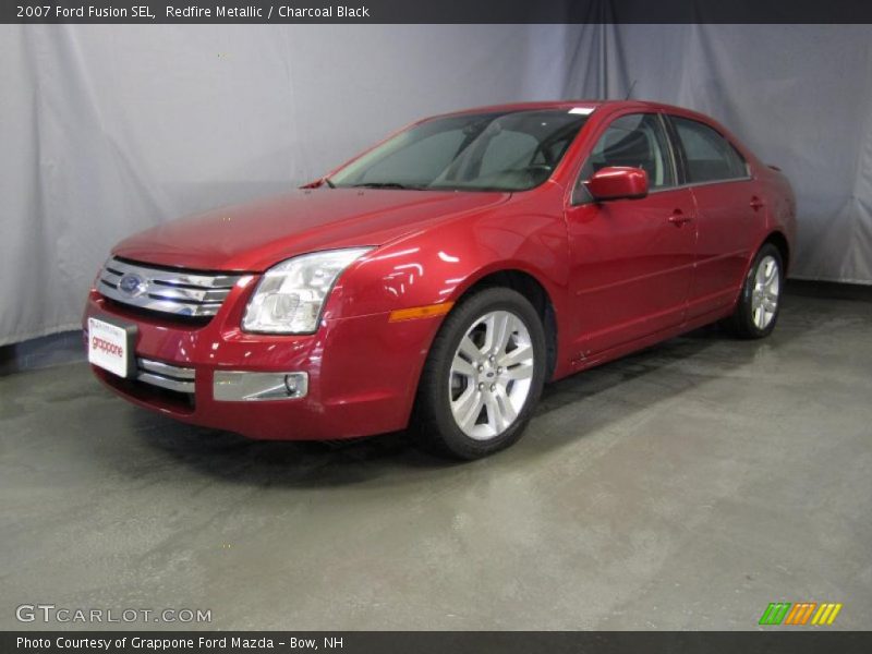 Redfire Metallic / Charcoal Black 2007 Ford Fusion SEL