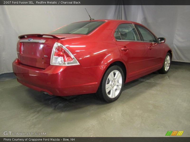Redfire Metallic / Charcoal Black 2007 Ford Fusion SEL