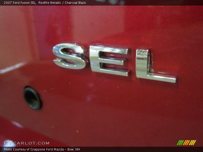 Redfire Metallic / Charcoal Black 2007 Ford Fusion SEL