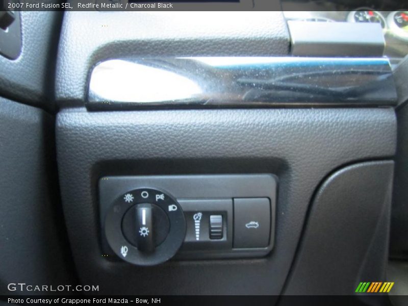 Redfire Metallic / Charcoal Black 2007 Ford Fusion SEL