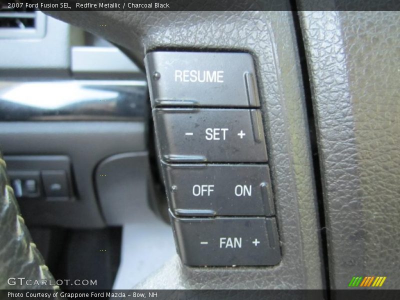 Redfire Metallic / Charcoal Black 2007 Ford Fusion SEL