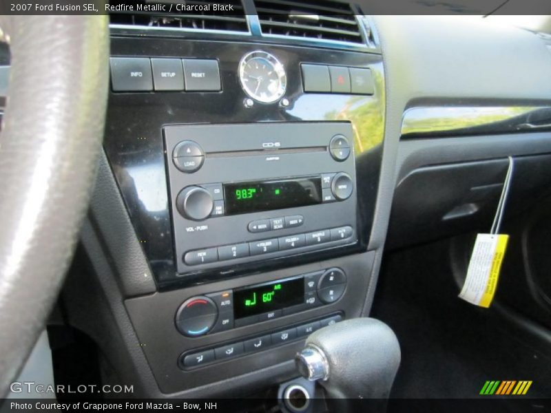 Redfire Metallic / Charcoal Black 2007 Ford Fusion SEL