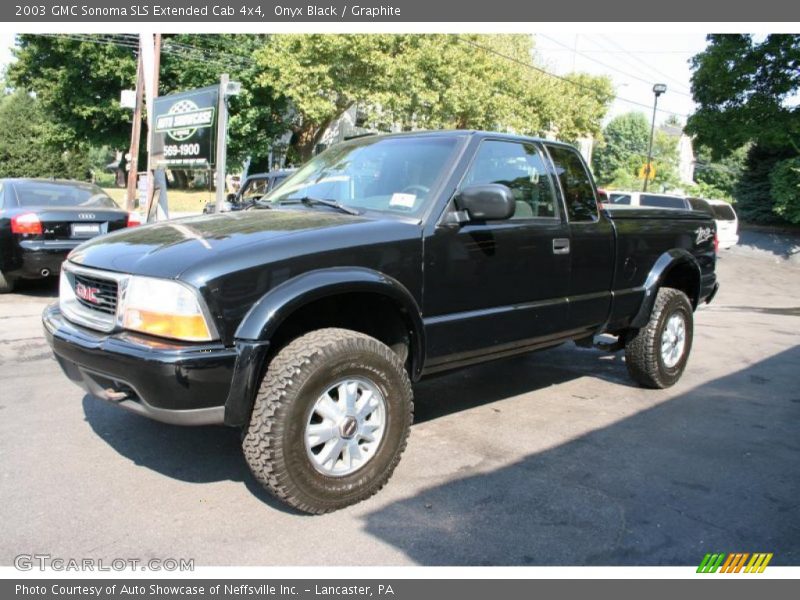 Onyx Black / Graphite 2003 GMC Sonoma SLS Extended Cab 4x4