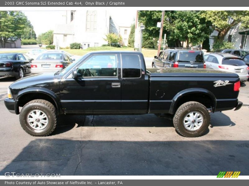 Onyx Black / Graphite 2003 GMC Sonoma SLS Extended Cab 4x4