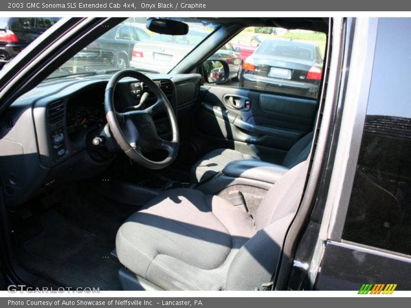 Onyx Black / Graphite 2003 GMC Sonoma SLS Extended Cab 4x4