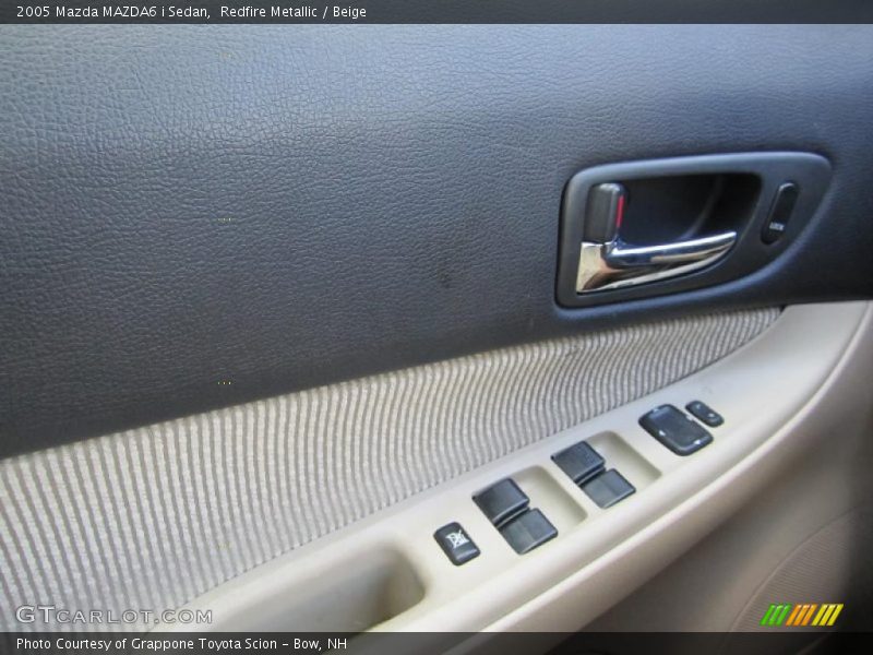 Redfire Metallic / Beige 2005 Mazda MAZDA6 i Sedan