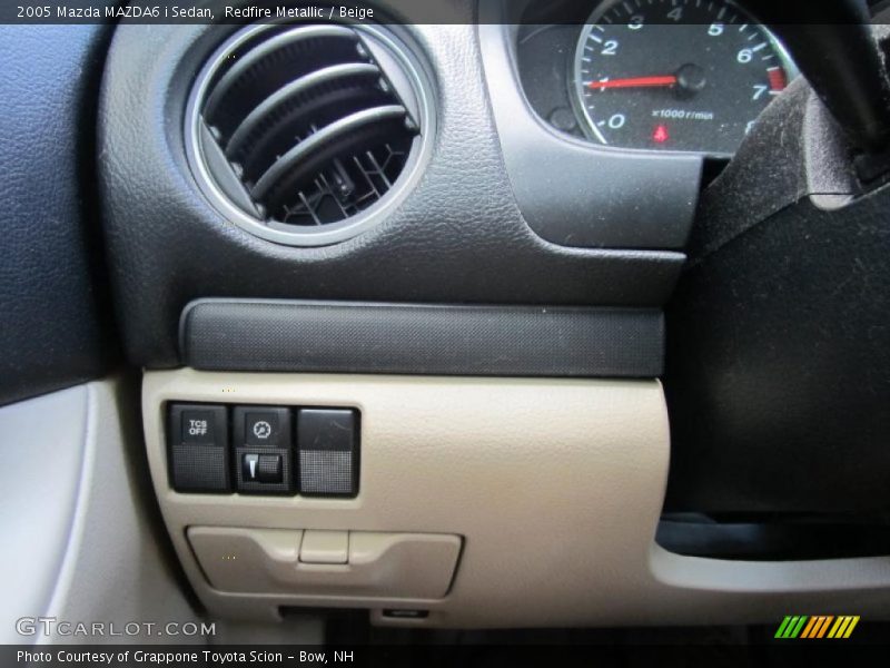 Redfire Metallic / Beige 2005 Mazda MAZDA6 i Sedan