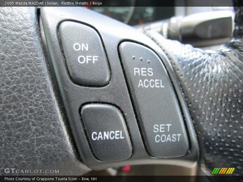 Redfire Metallic / Beige 2005 Mazda MAZDA6 i Sedan