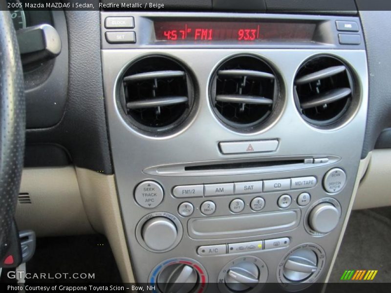 Redfire Metallic / Beige 2005 Mazda MAZDA6 i Sedan