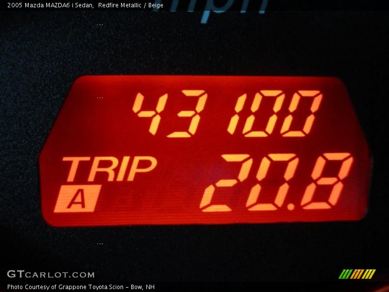 Redfire Metallic / Beige 2005 Mazda MAZDA6 i Sedan