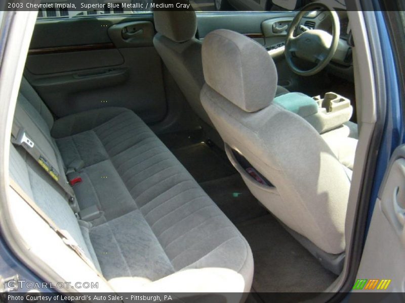 Superior Blue Metallic / Medium Gray 2003 Chevrolet Impala