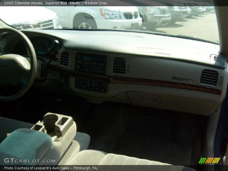 Superior Blue Metallic / Medium Gray 2003 Chevrolet Impala