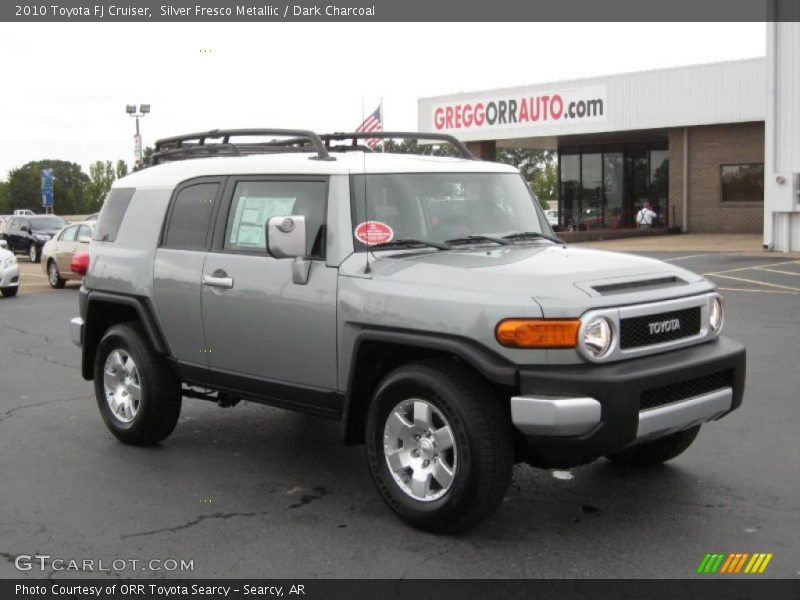 Silver Fresco Metallic / Dark Charcoal 2010 Toyota FJ Cruiser