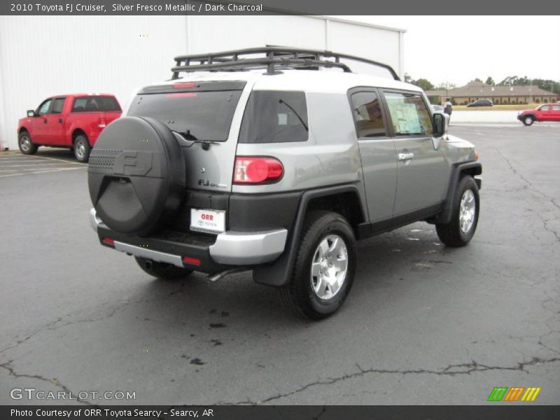 Silver Fresco Metallic / Dark Charcoal 2010 Toyota FJ Cruiser