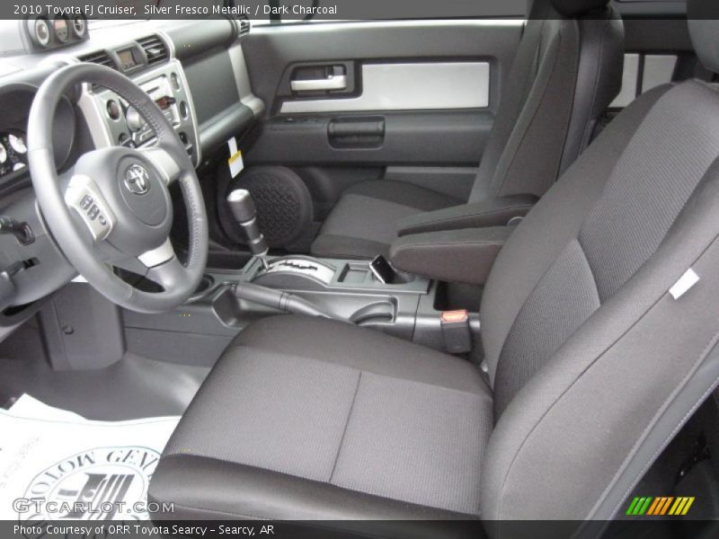 Silver Fresco Metallic / Dark Charcoal 2010 Toyota FJ Cruiser