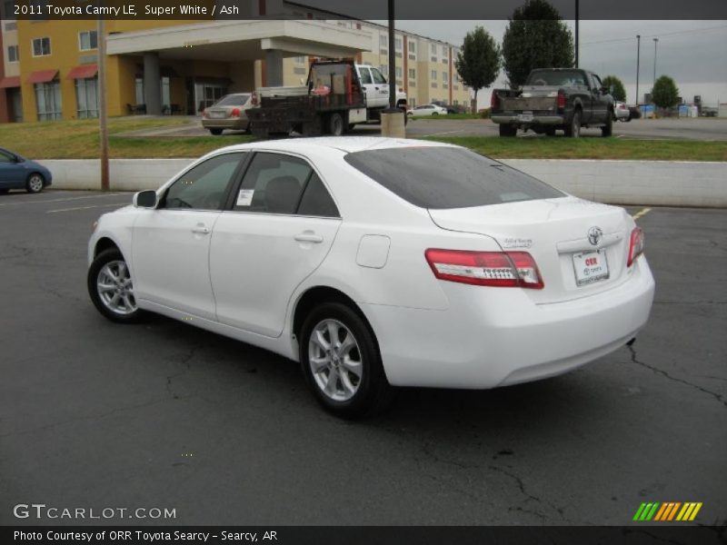 Super White / Ash 2011 Toyota Camry LE