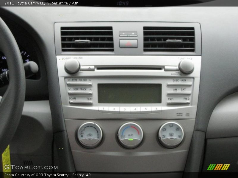 Super White / Ash 2011 Toyota Camry LE