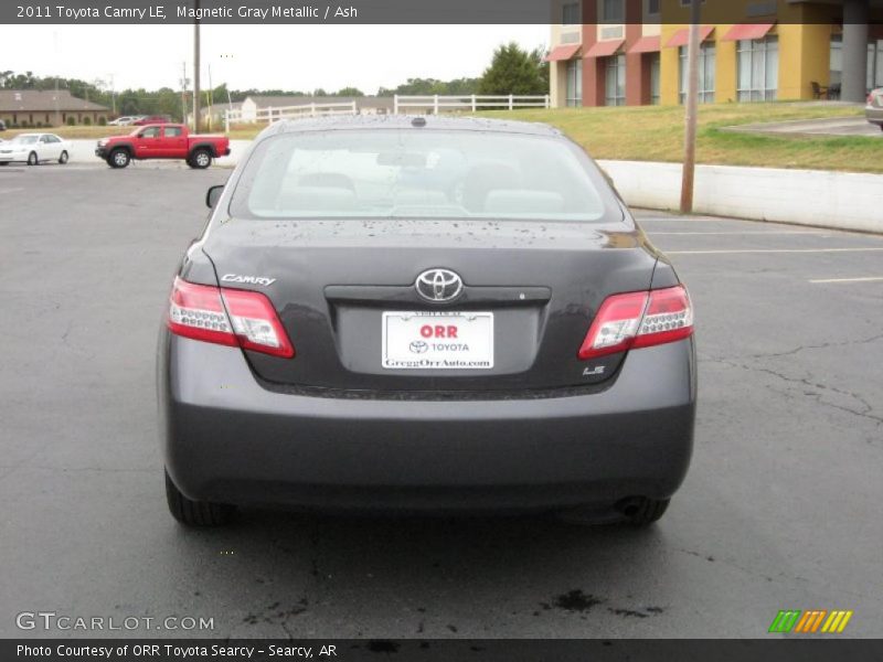 Magnetic Gray Metallic / Ash 2011 Toyota Camry LE