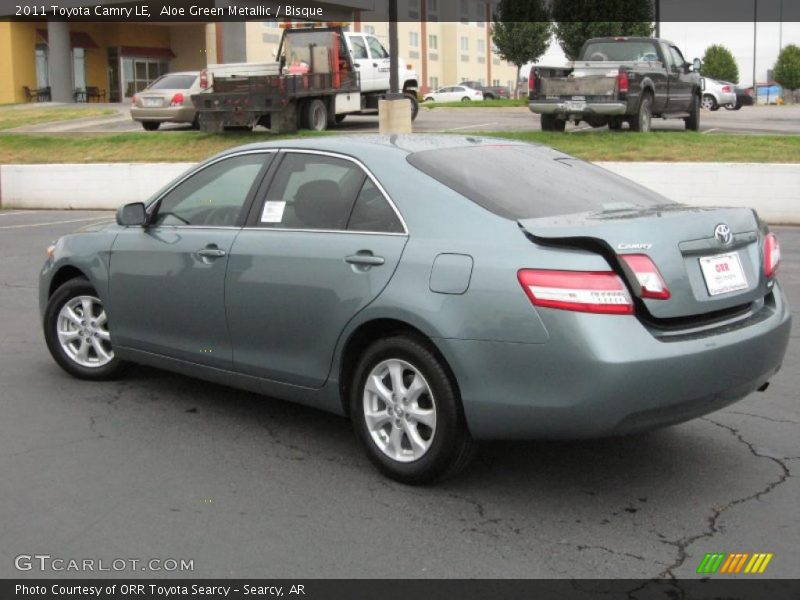 Aloe Green Metallic / Bisque 2011 Toyota Camry LE