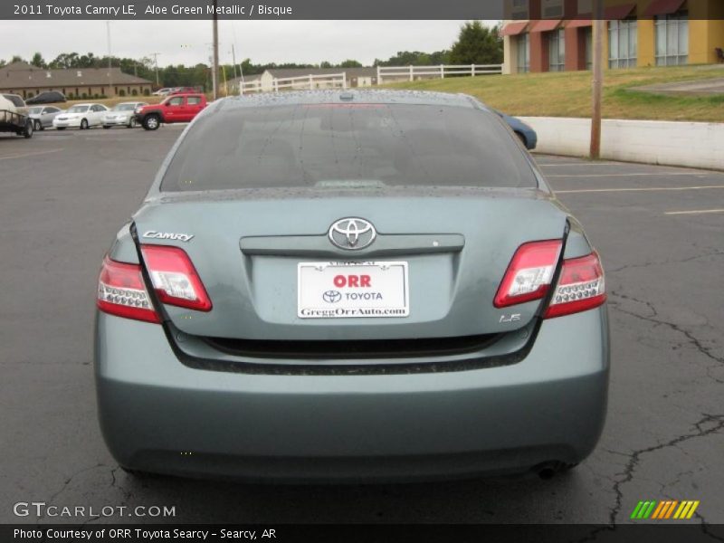 Aloe Green Metallic / Bisque 2011 Toyota Camry LE