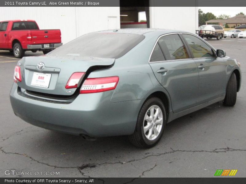 Aloe Green Metallic / Bisque 2011 Toyota Camry LE