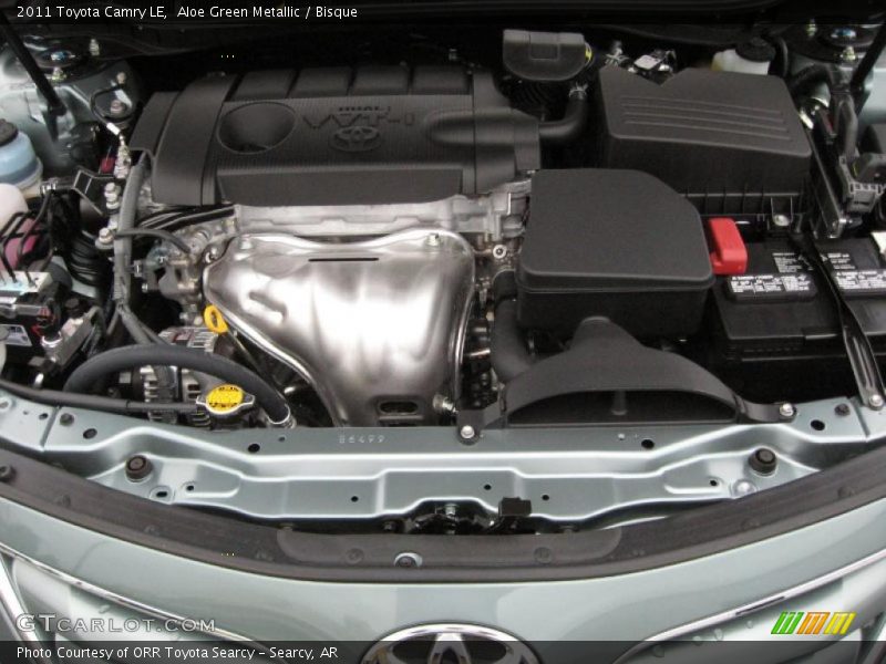 Aloe Green Metallic / Bisque 2011 Toyota Camry LE