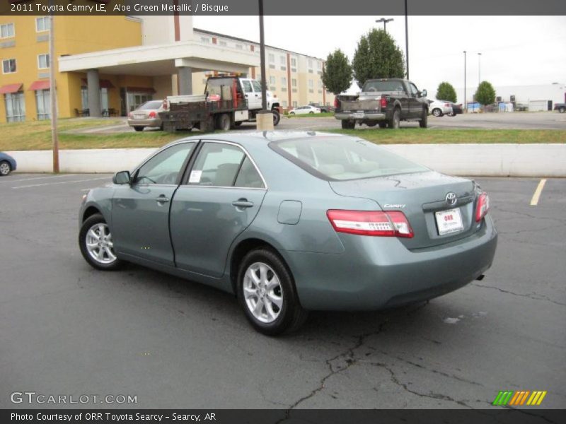 Aloe Green Metallic / Bisque 2011 Toyota Camry LE