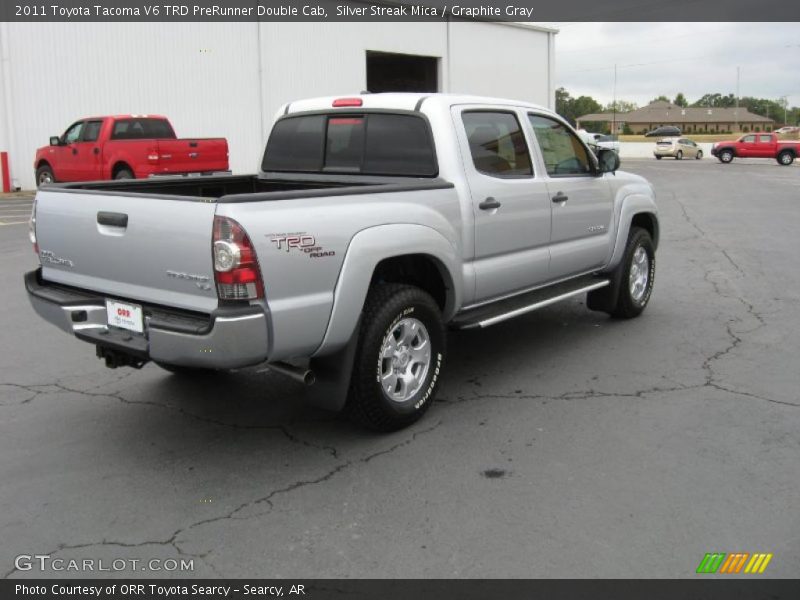 Silver Streak Mica / Graphite Gray 2011 Toyota Tacoma V6 TRD PreRunner Double Cab