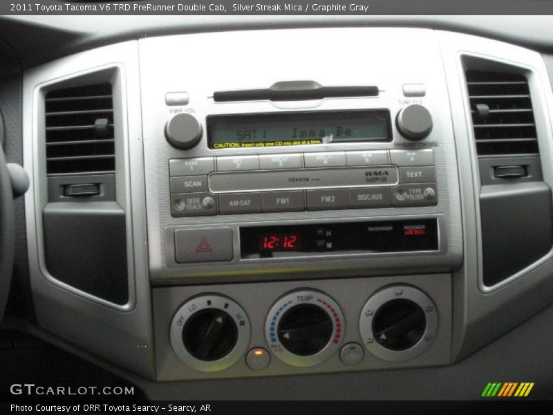 Silver Streak Mica / Graphite Gray 2011 Toyota Tacoma V6 TRD PreRunner Double Cab