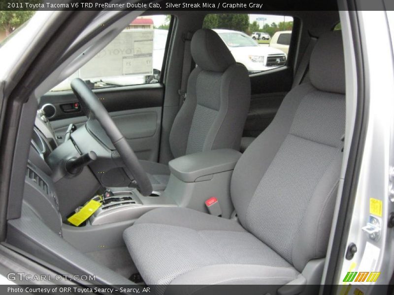 Silver Streak Mica / Graphite Gray 2011 Toyota Tacoma V6 TRD PreRunner Double Cab
