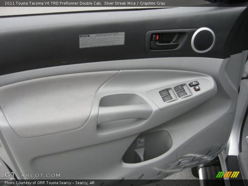 Silver Streak Mica / Graphite Gray 2011 Toyota Tacoma V6 TRD PreRunner Double Cab