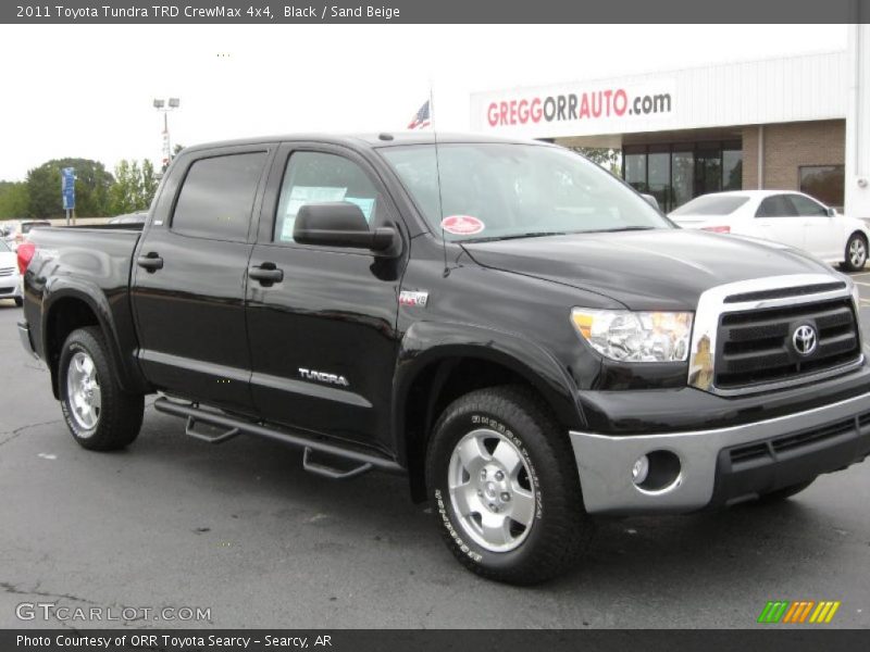 Black / Sand Beige 2011 Toyota Tundra TRD CrewMax 4x4