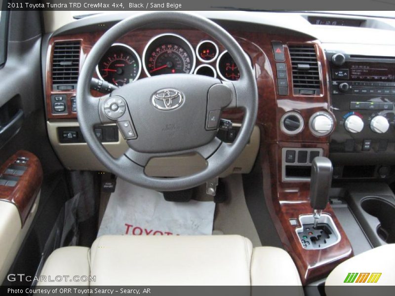 Black / Sand Beige 2011 Toyota Tundra TRD CrewMax 4x4