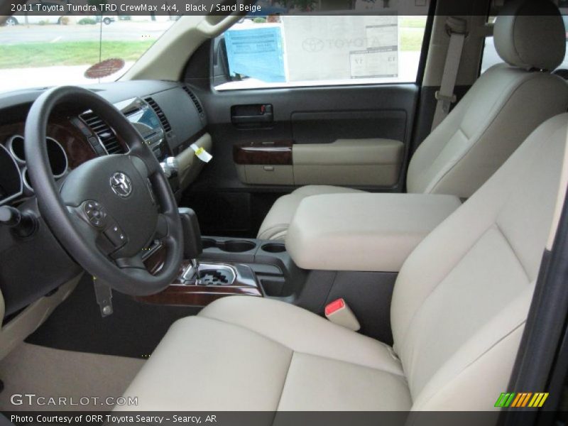 Black / Sand Beige 2011 Toyota Tundra TRD CrewMax 4x4