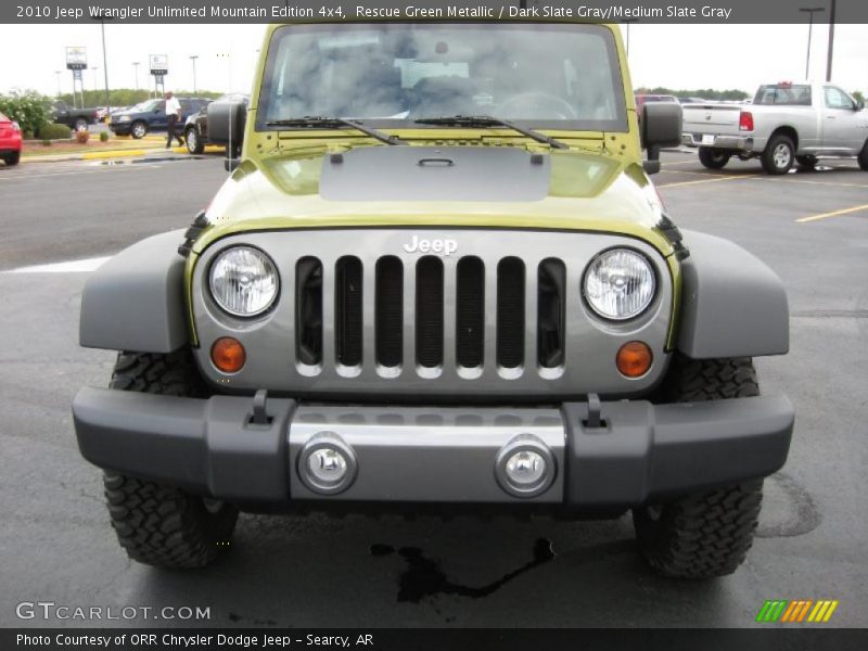 Rescue Green Metallic / Dark Slate Gray/Medium Slate Gray 2010 Jeep Wrangler Unlimited Mountain Edition 4x4