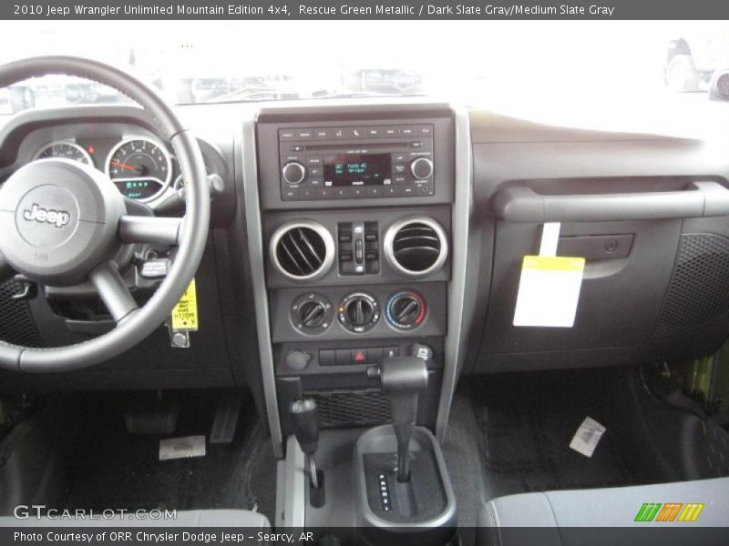 Rescue Green Metallic / Dark Slate Gray/Medium Slate Gray 2010 Jeep Wrangler Unlimited Mountain Edition 4x4