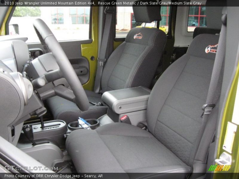 Rescue Green Metallic / Dark Slate Gray/Medium Slate Gray 2010 Jeep Wrangler Unlimited Mountain Edition 4x4