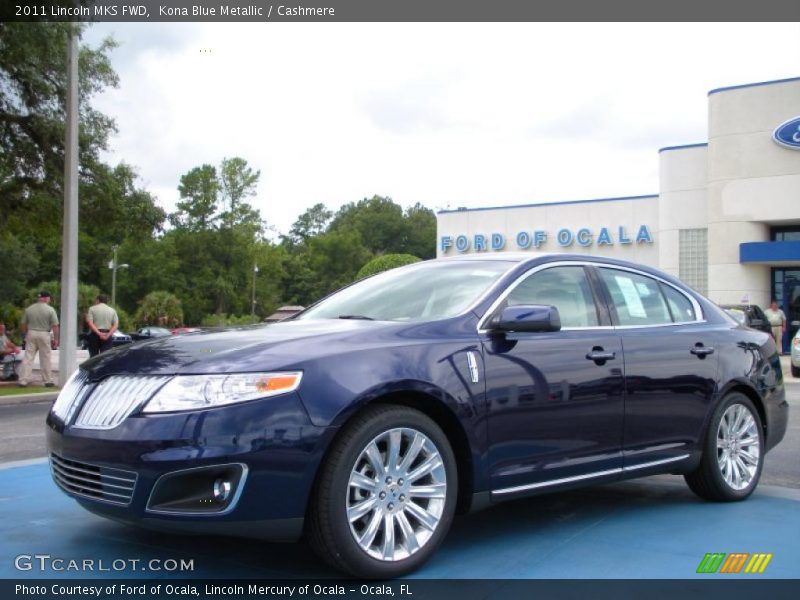 Kona Blue Metallic / Cashmere 2011 Lincoln MKS FWD