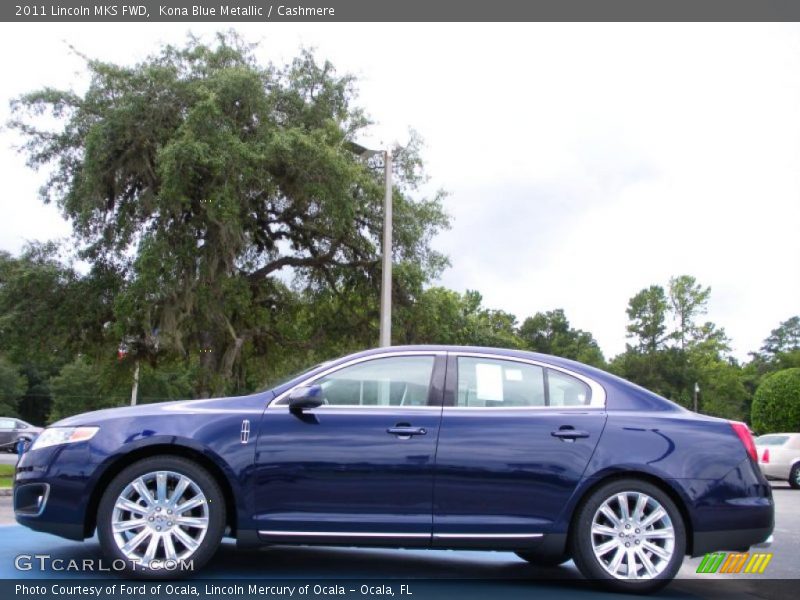 Kona Blue Metallic / Cashmere 2011 Lincoln MKS FWD