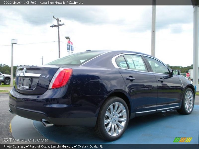 Kona Blue Metallic / Cashmere 2011 Lincoln MKS FWD