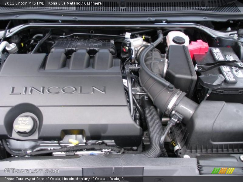 Kona Blue Metallic / Cashmere 2011 Lincoln MKS FWD