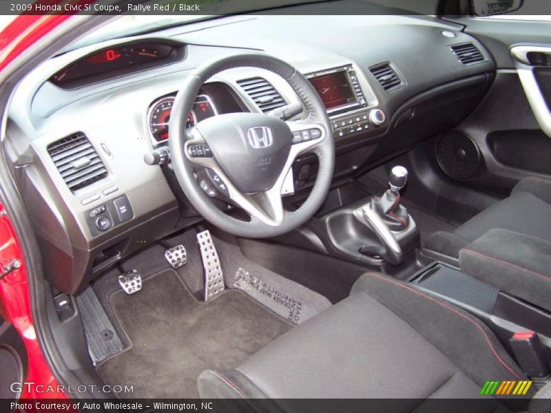 Rallye Red / Black 2009 Honda Civic Si Coupe