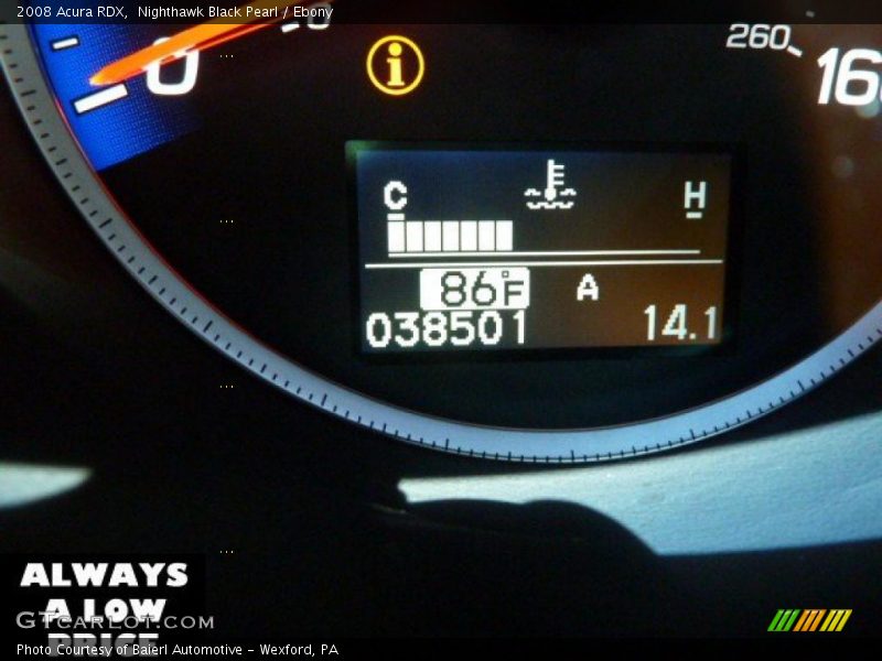 Nighthawk Black Pearl / Ebony 2008 Acura RDX