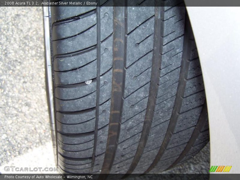 Alabaster Silver Metallic / Ebony 2008 Acura TL 3.2