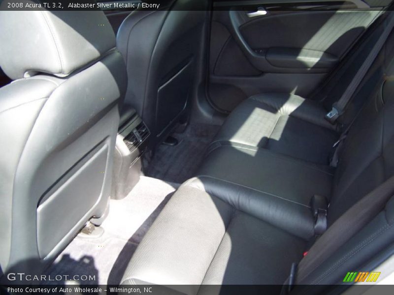 Alabaster Silver Metallic / Ebony 2008 Acura TL 3.2