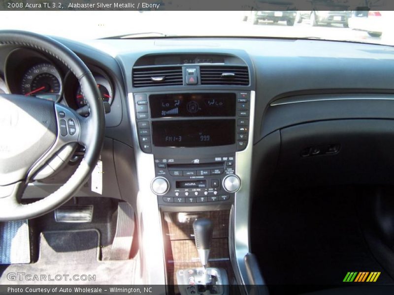 Alabaster Silver Metallic / Ebony 2008 Acura TL 3.2
