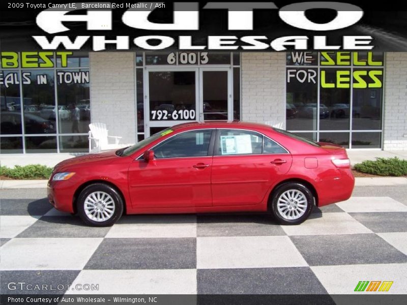 Barcelona Red Metallic / Ash 2009 Toyota Camry LE