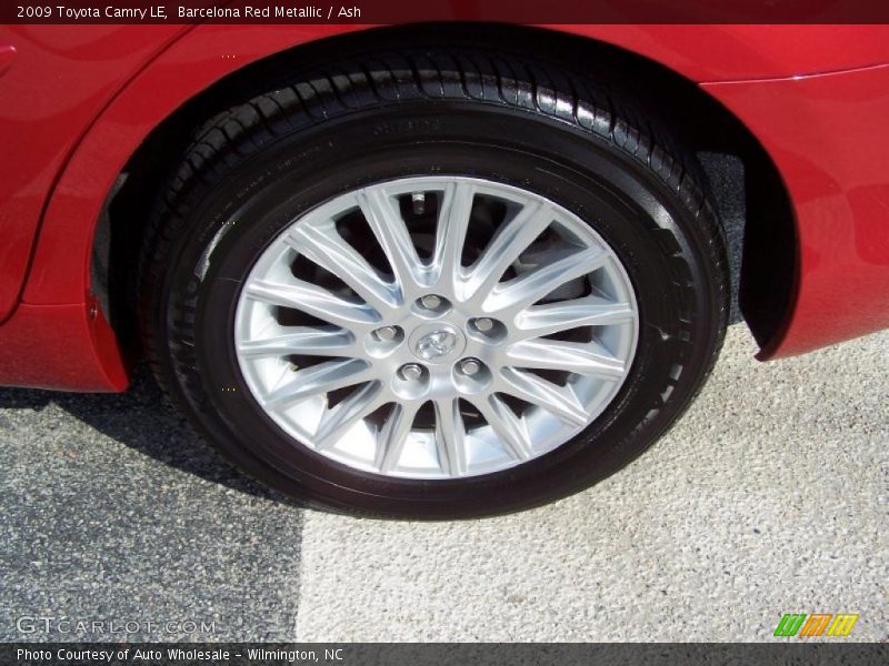 Barcelona Red Metallic / Ash 2009 Toyota Camry LE